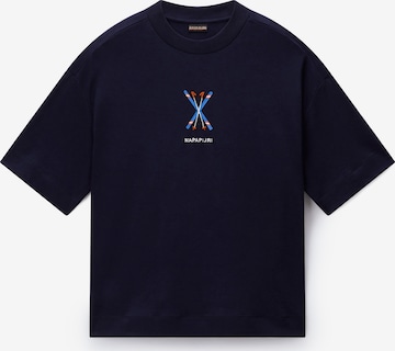 NAPAPIJRI Футболка 'Irto' в Синий: спереди