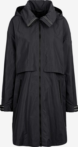 Basler Between-Seasons Coat in Black: front