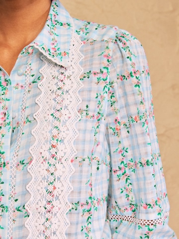 love & roses Bluse i blå
