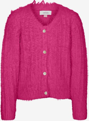 Vero Moda Girl Gebreid vest 'LAPOILU' in Roze: voorkant