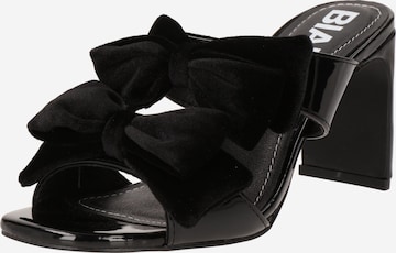 Bianco Mules 'BIACHERRY' in Black: front