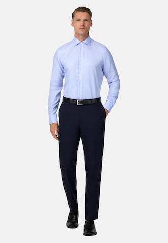 Coupe slim Chemise Boggi Milano en bleu