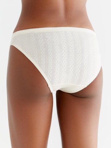 Albero Natur Panty 'Bio-Baumwoll-Slip Jacquard - 2er Pack' in White