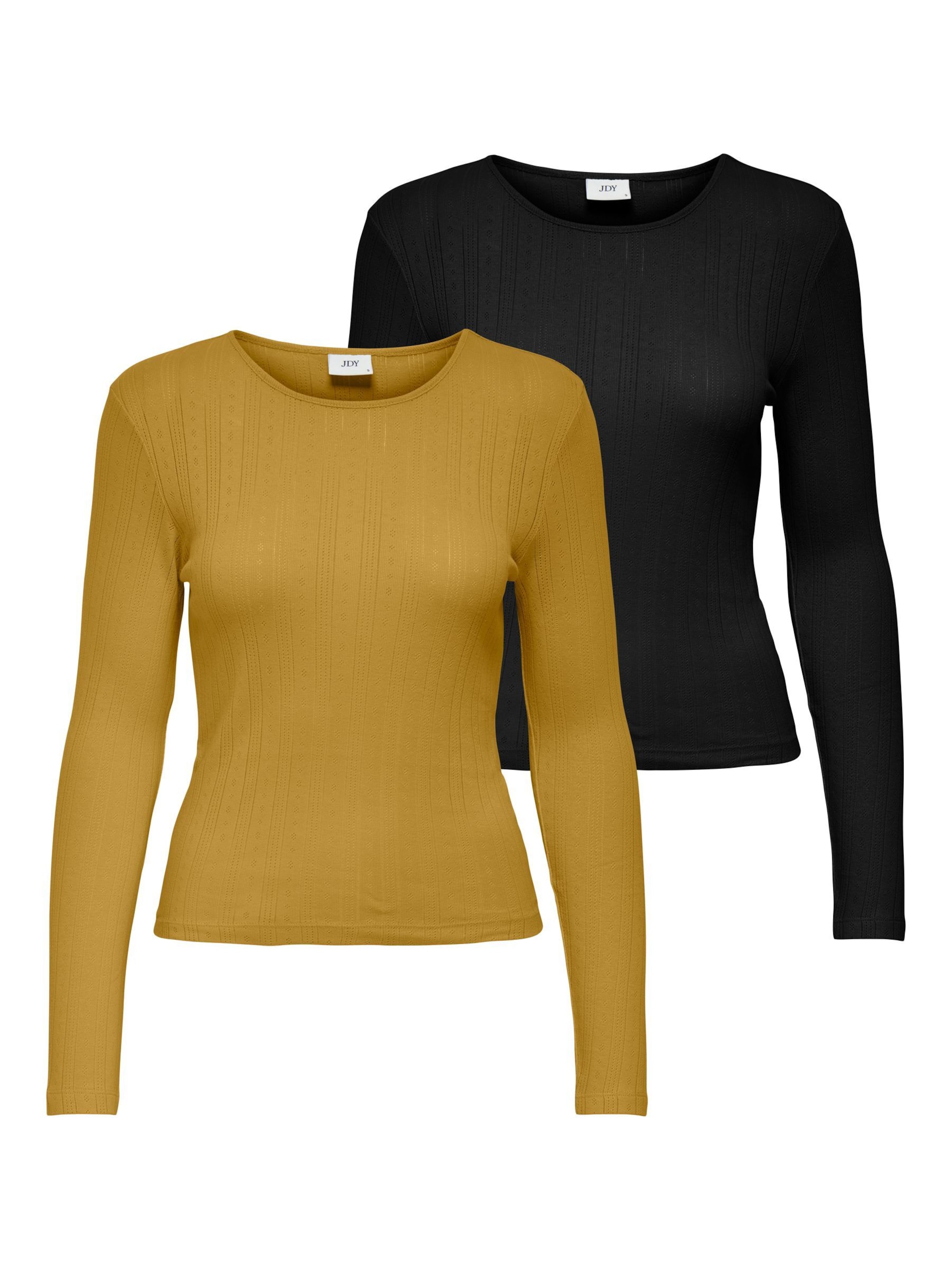 JDY Shirt 'SALSA' in Geel: voorkant