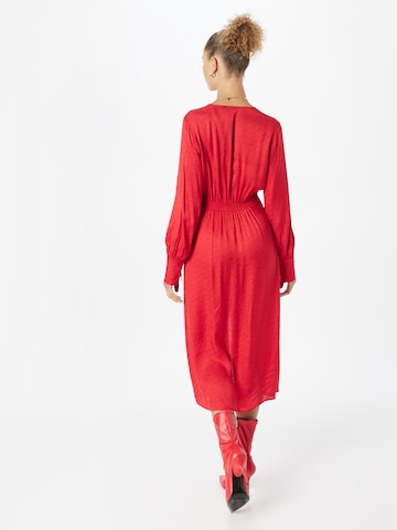 Karl Lagerfeld Košilové šaty – červená