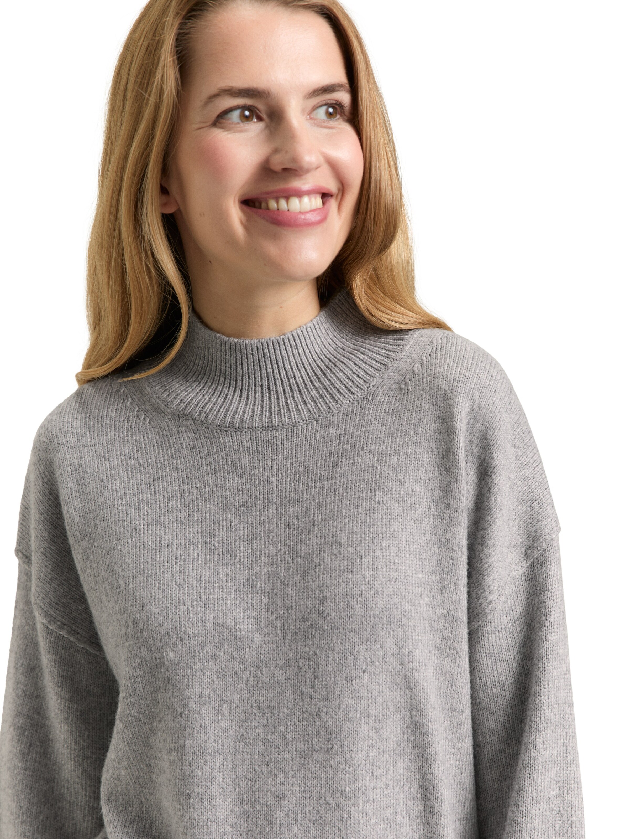 TOM TAILOR Sweater in Grey