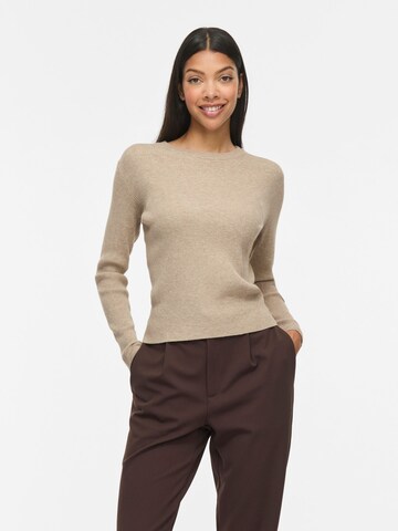 Pull-over VILA en beige : devant