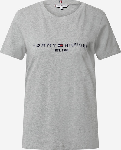 Tricou TOMMY HILFIGER pe marine / gri amestecat / roșu deschis / alb, Vizualizare produs