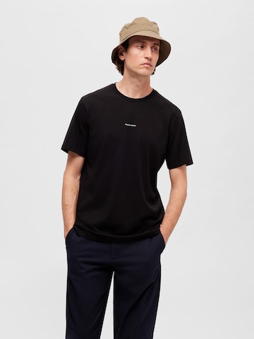 SELECTED HOMME قميص 'ASPEN' بلون أسود