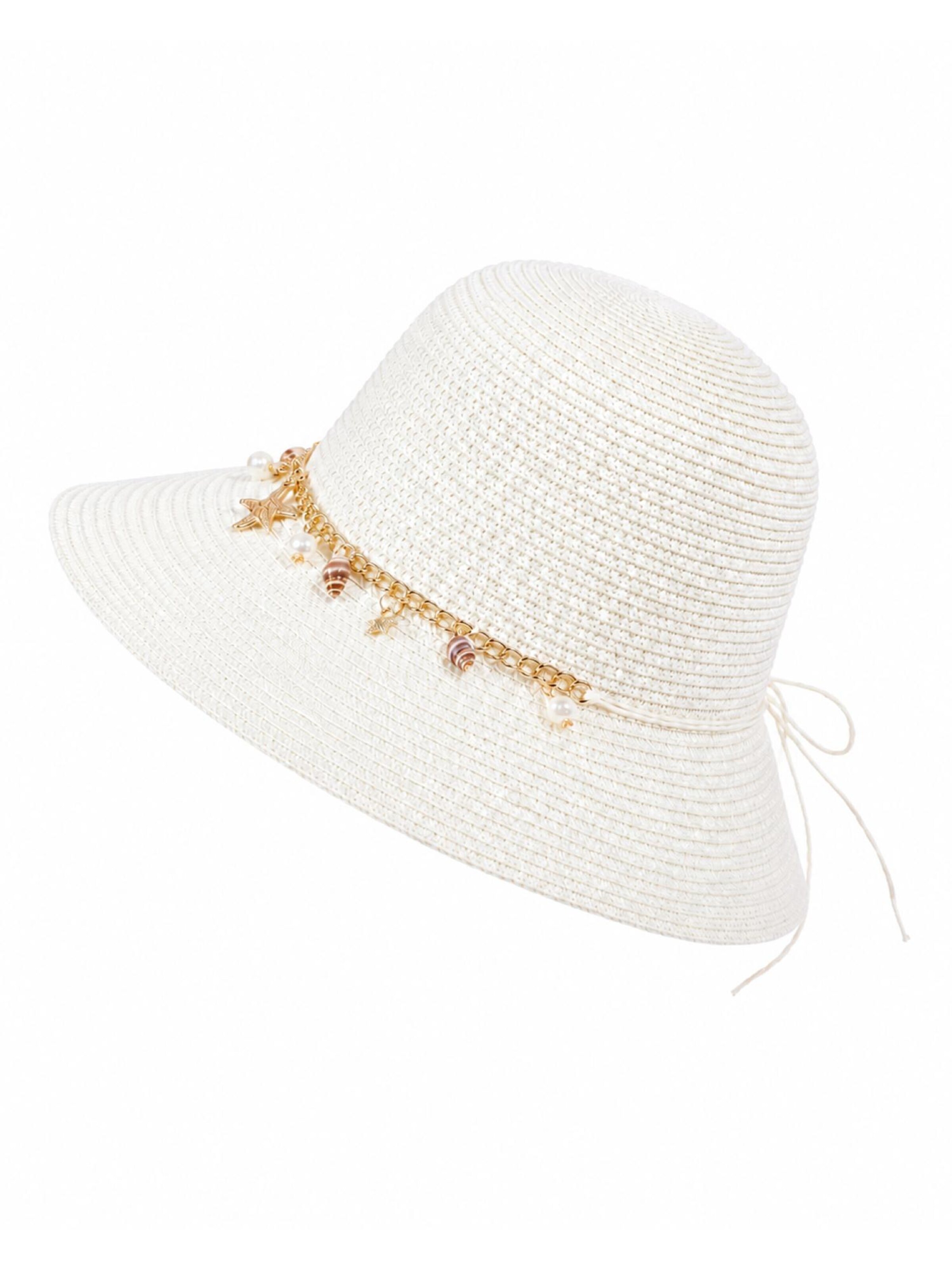 Brise - Chapéu 'Kit Hüte' em branco: frente