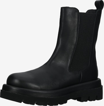 LAZAMANI Chelsea Boots in Black: front