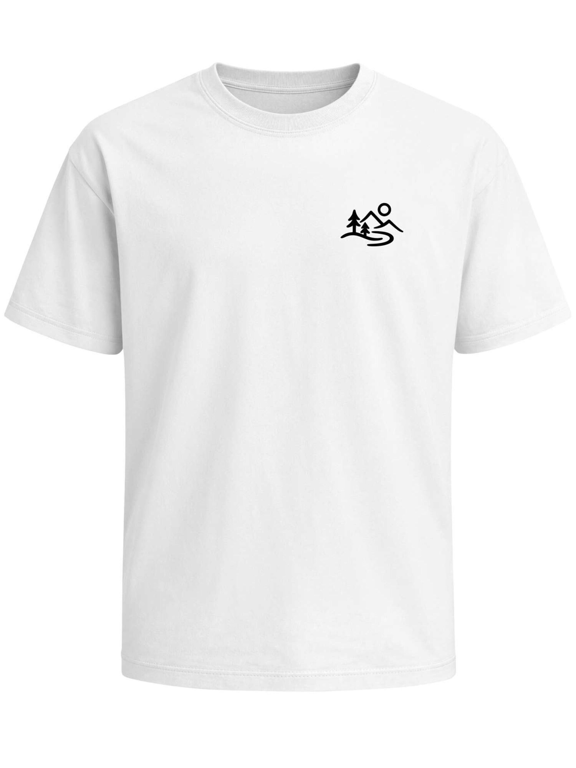 Neverless Shirt 'outdoor' in White: front