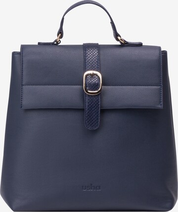 Usha Backpack 'Nowles' in Blue: front