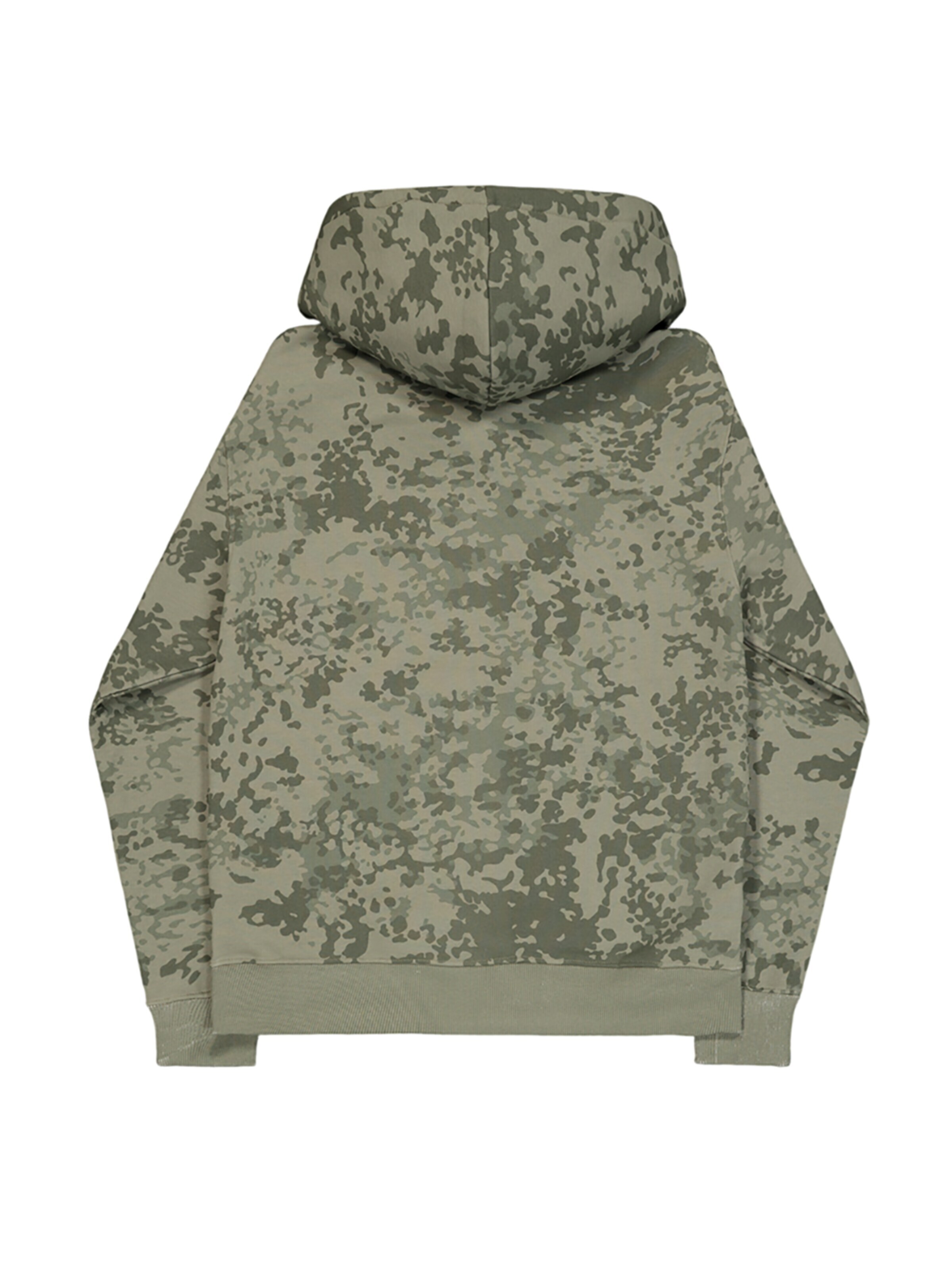 ALPHA INDUSTRIES Sweatshirt 'Basic Logo Camo'‌‌‌‌‌‌ in Grün
