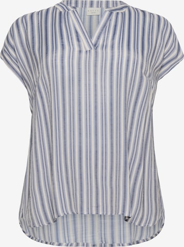 KAFFE CURVE - Blusa 'KCAlia' em azul: frente