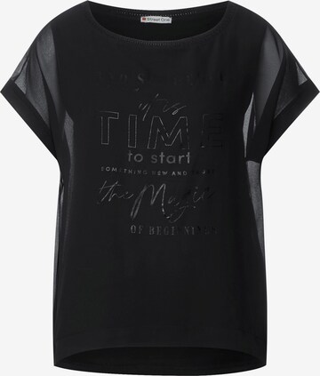 STREET ONE Shirt in Black: front