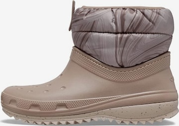 Crocs Snowboots in Beige: voorkant