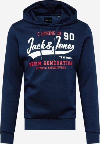 Felpa di JACK & JONES in blu: frontale