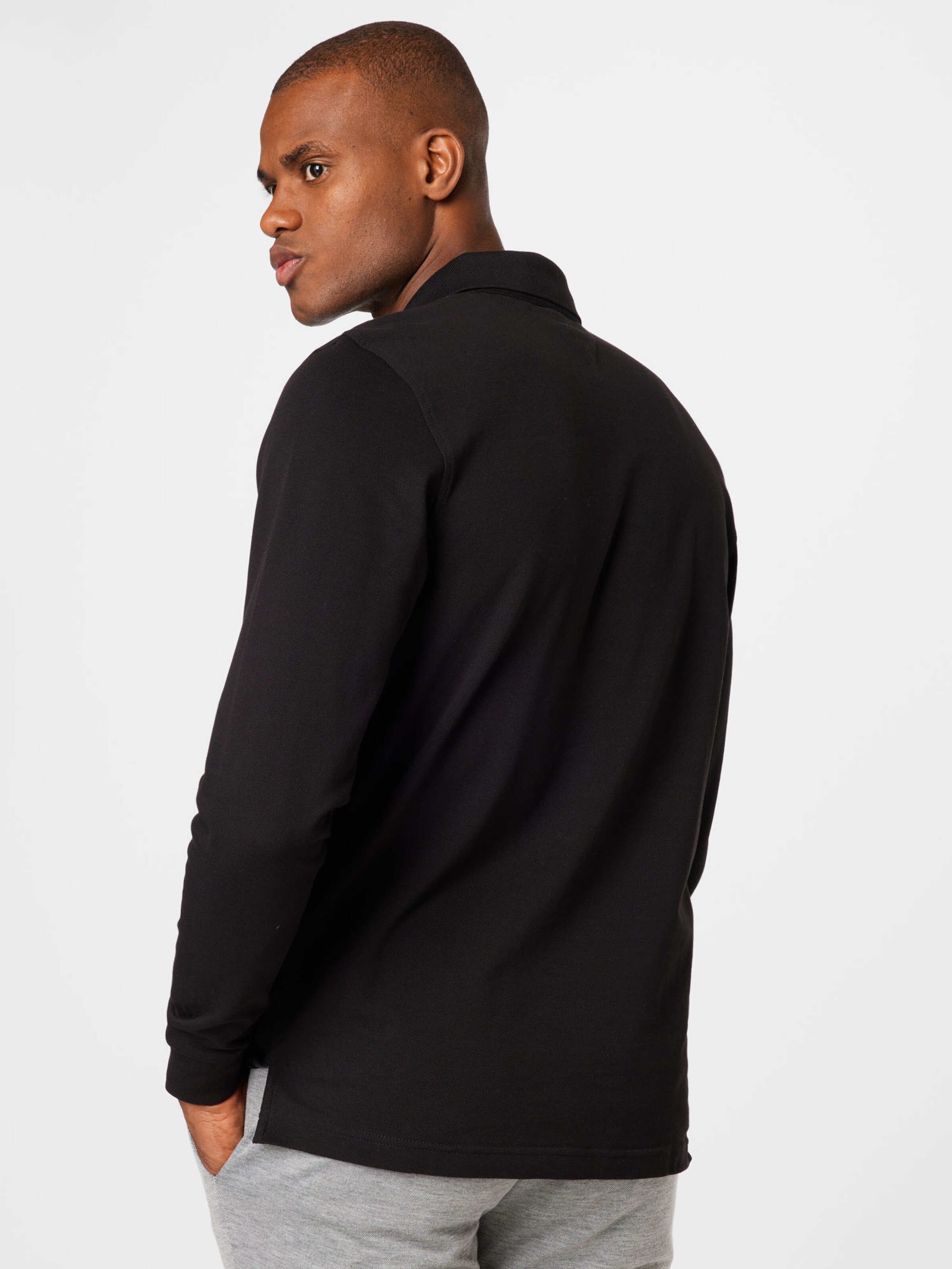 Männer Große Größen TOMMY HILFIGER Shirt in Schwarz - LW26461 Männer Große Größen TOMMY HILFIGER Shirt in Schwarz - LW26461