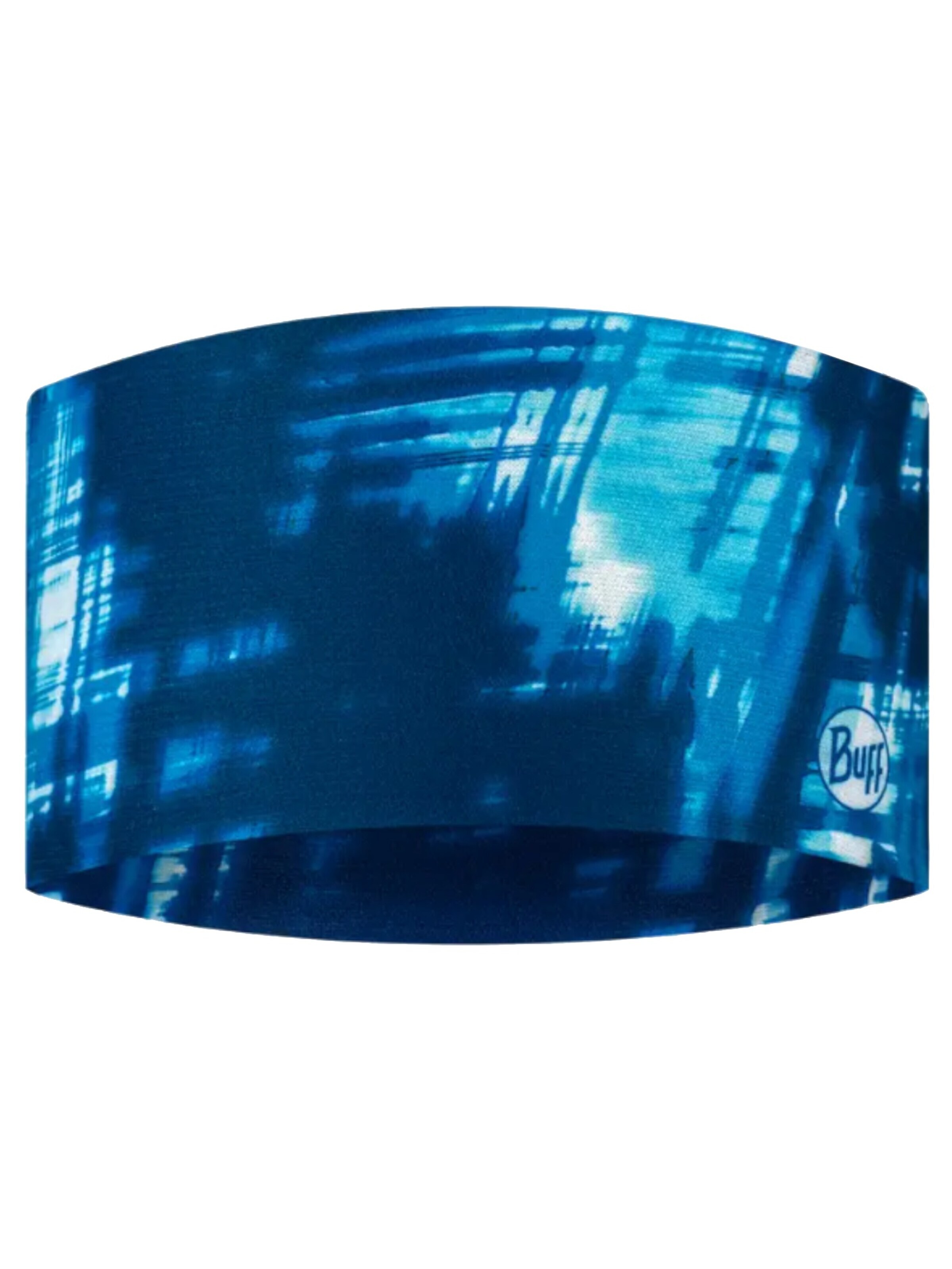 BUFF Sporthoofdband 'Buff CoolNet UV Wide Headband' in Blauw: voorkant