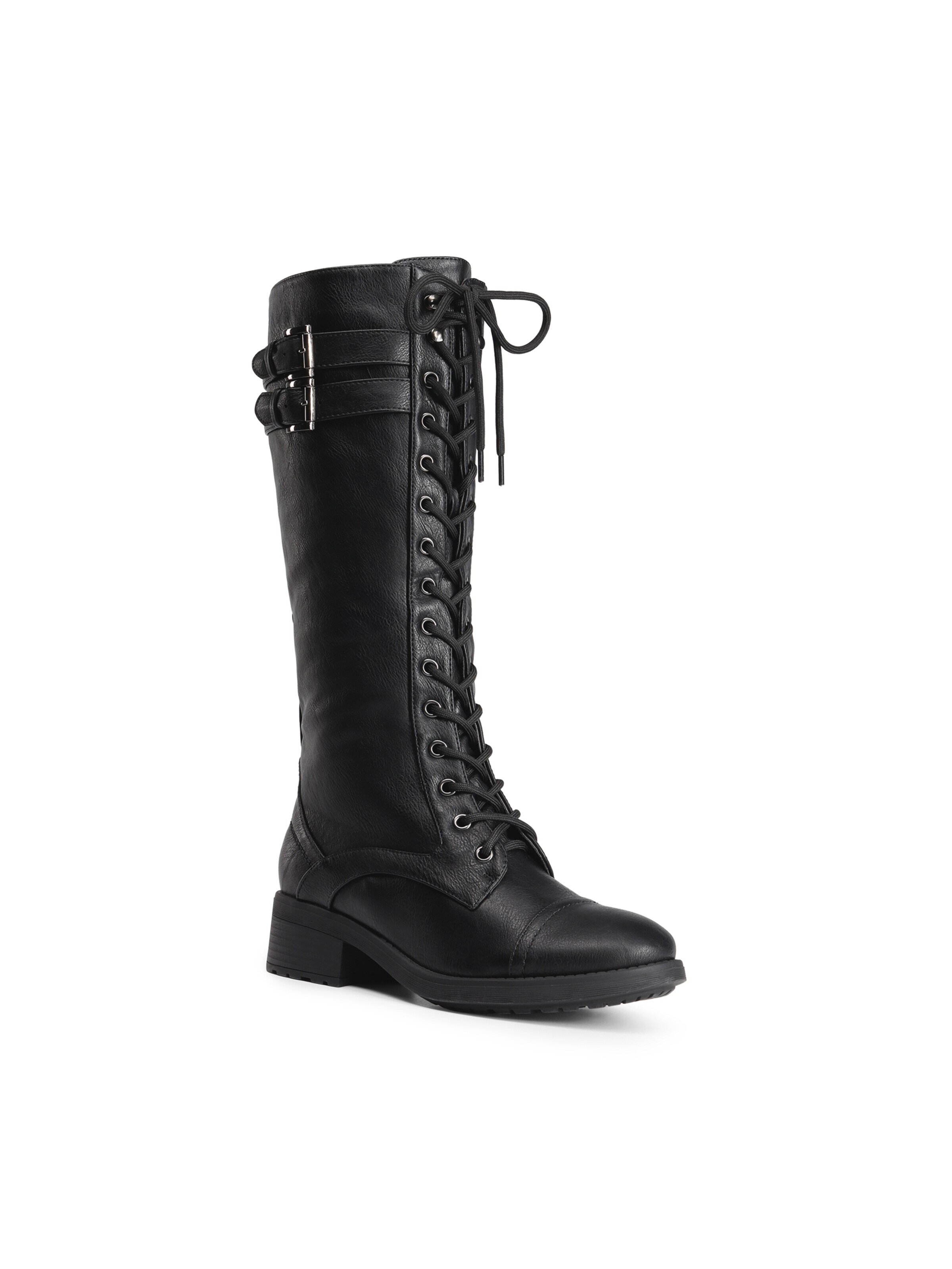 Dream Pairs Overknee laarzen in Zwart