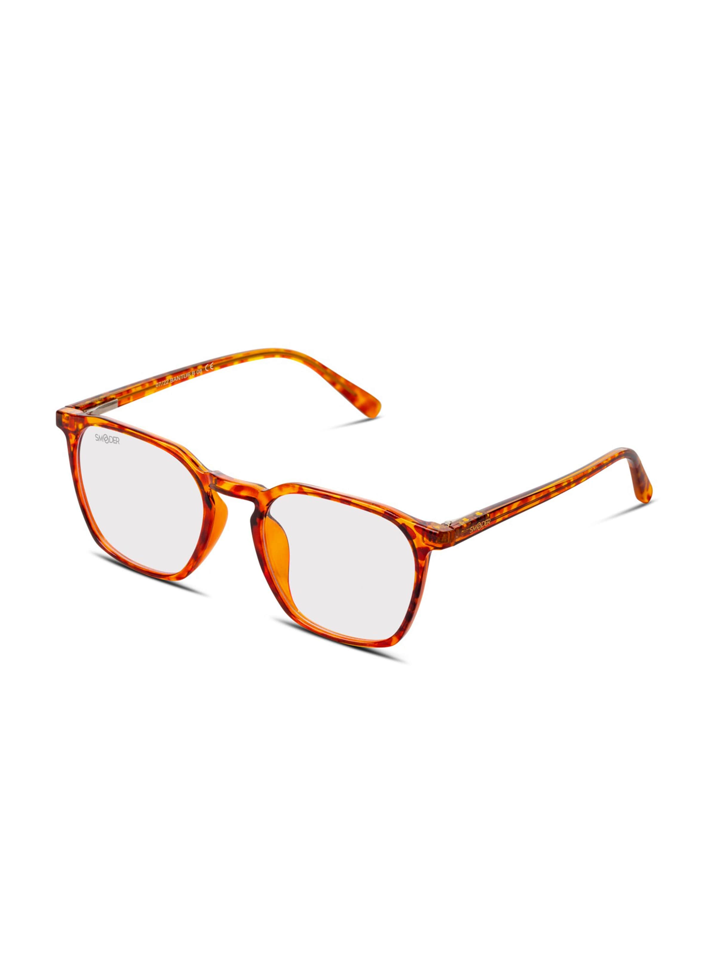 Smooder Glasses 'Bantur Blue Light' in Brown: front