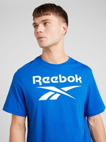 Reebok - Camisa funcionais 'IDENTITY' em azul