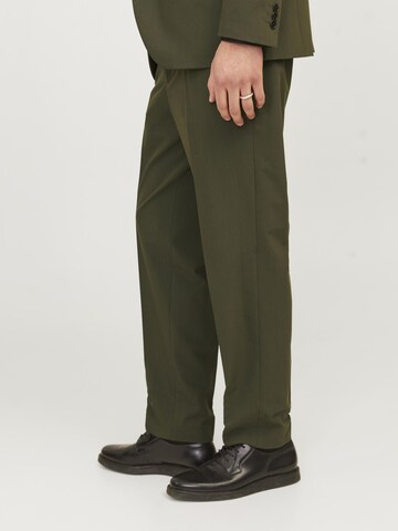 Regular Pantalon à plis JACK & JONES en vert