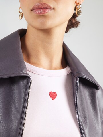 Tricou 'Nele' de la ABOUT YOU pe roz