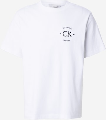 Calvin Klein Jeans Μπλουζάκι '20S APRIL' σε λευκό: μπροστά