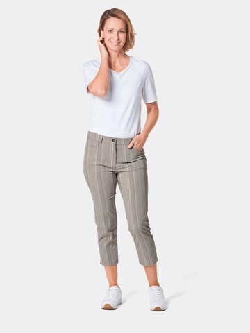 Regular Pantalon Goldner en gris