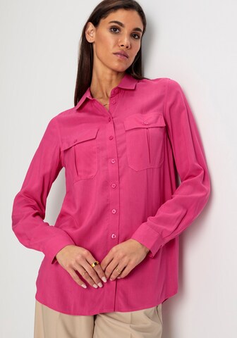 HECHTER PARIS Blouse in Pink: front