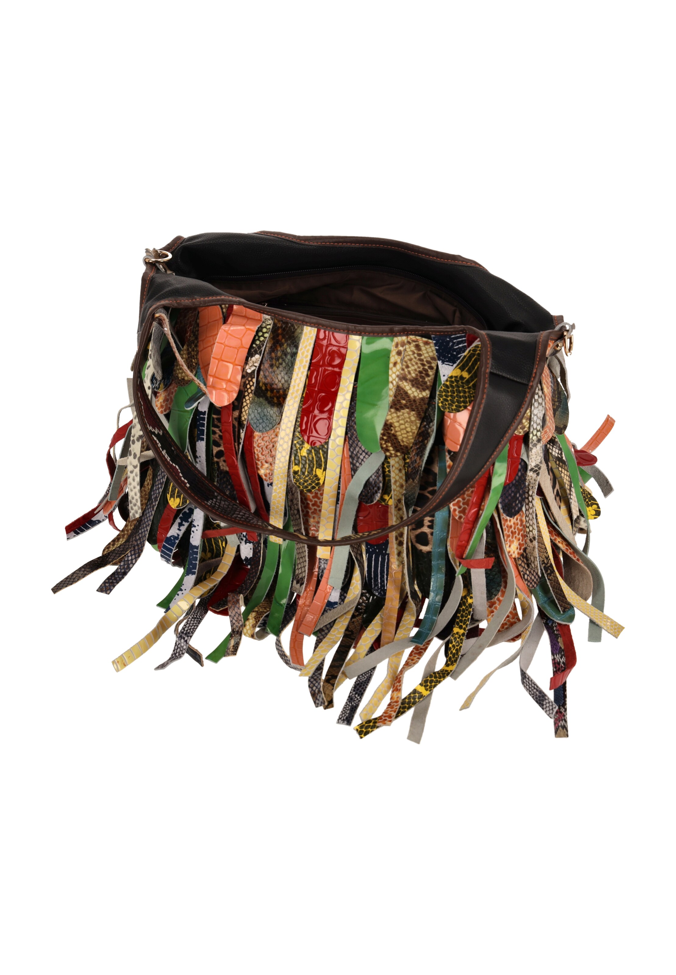 Gaya Schultertasche in Schwarz