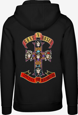 F4NT4STIC Sweatshirt 'Guns 'n' Roses Rock Musik Band' in Black