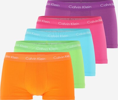 Calvin Klein Underwear Boxers 'Pride' en bleu clair / vert clair / violet foncé / orange / rose, Vue avec produit