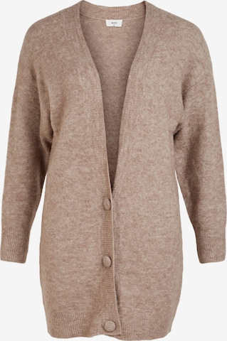 Cardigan 'Ellie' OBJECT en marron : devant