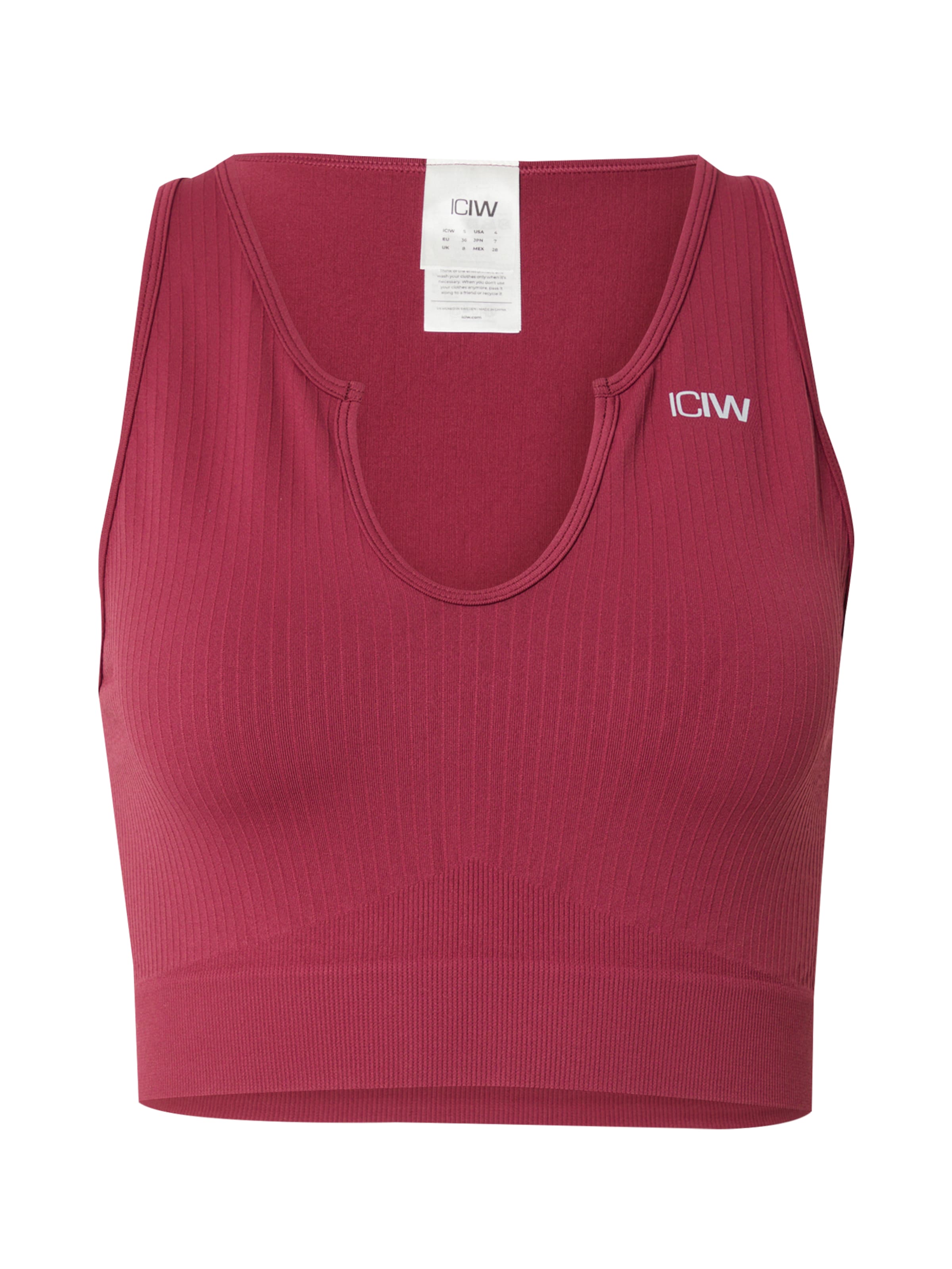 ICANIWILL Αθλητικό τοπ 'Define' σε ροζ: μπροστά