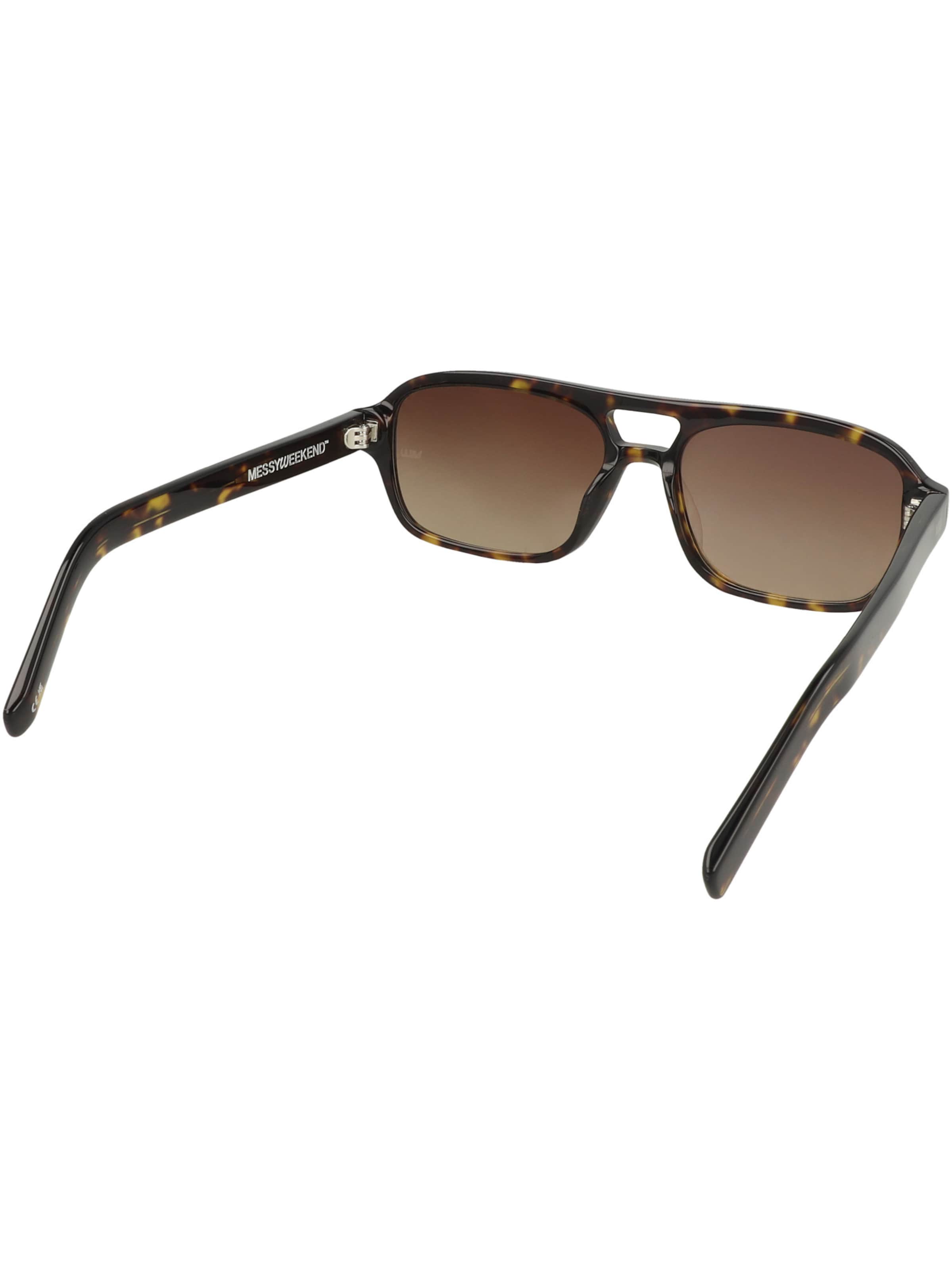 Lunettes de soleil MessyWeekend en marron
