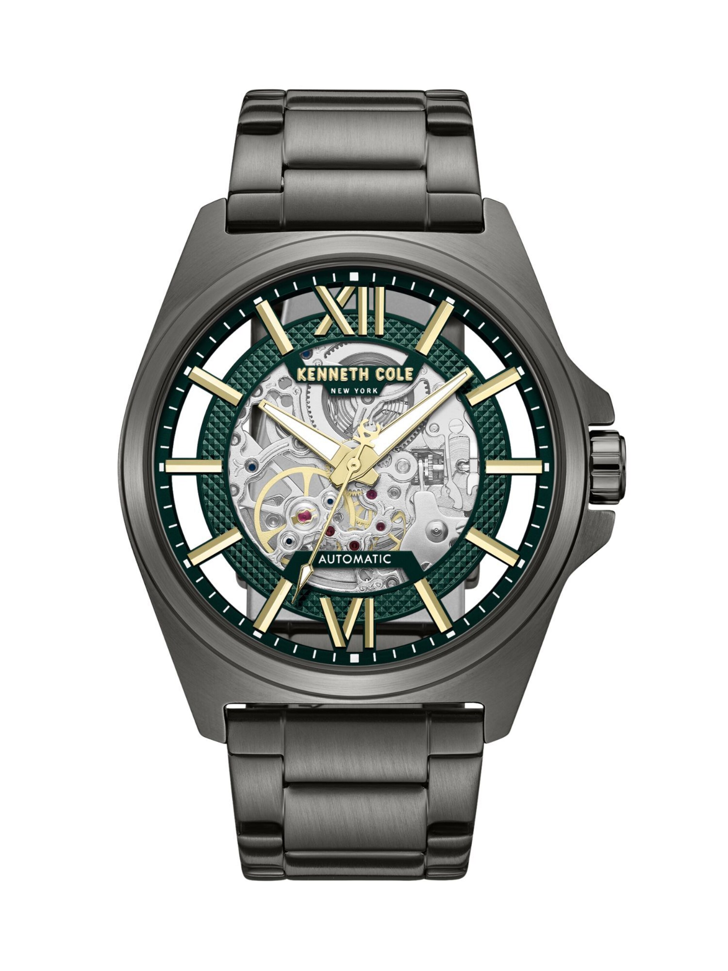 Kenneth Cole Analog Watch 'Clermont' in Grey: front