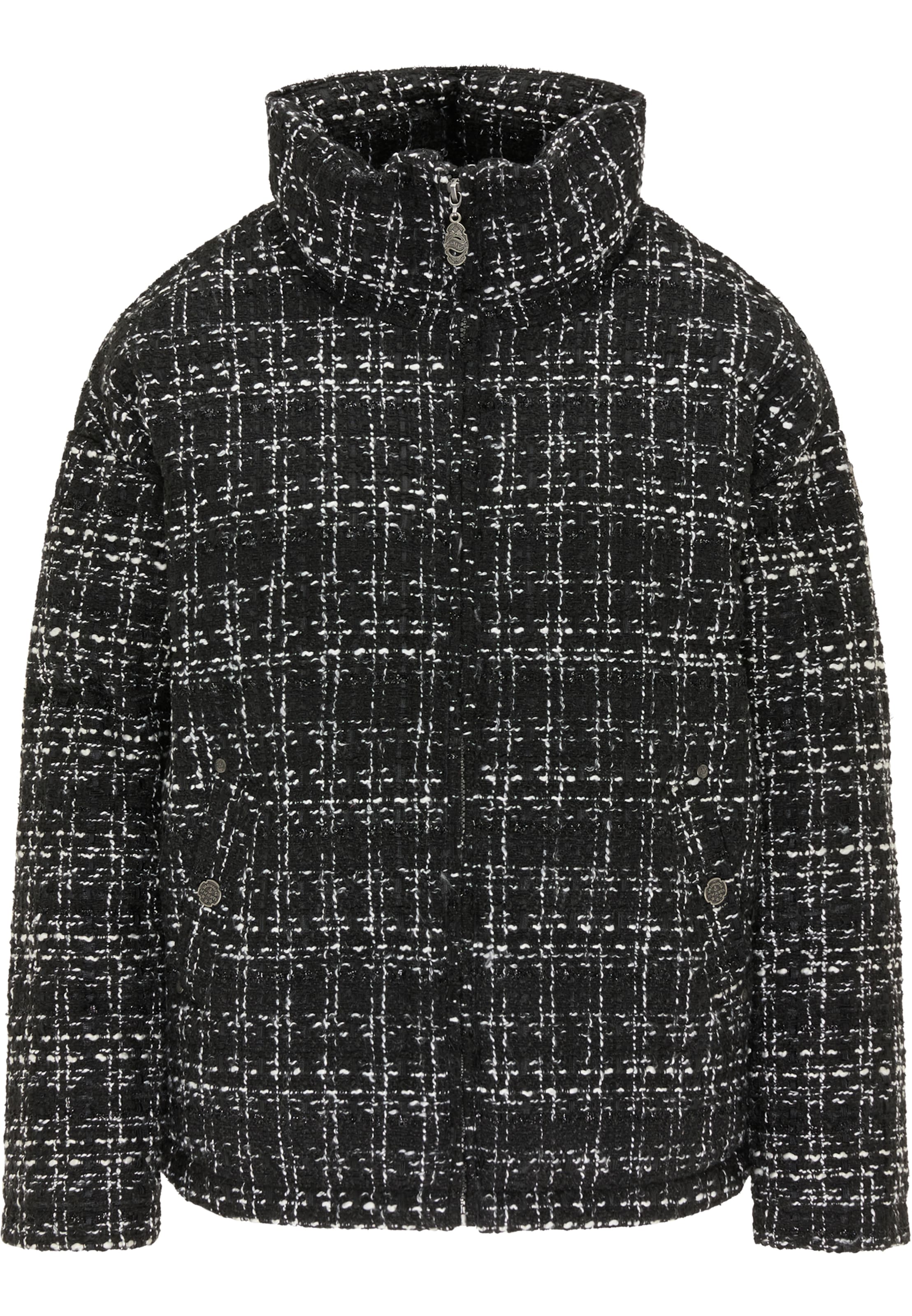 DreiMaster Vintage Jacke in Schwarz: Vorderseite