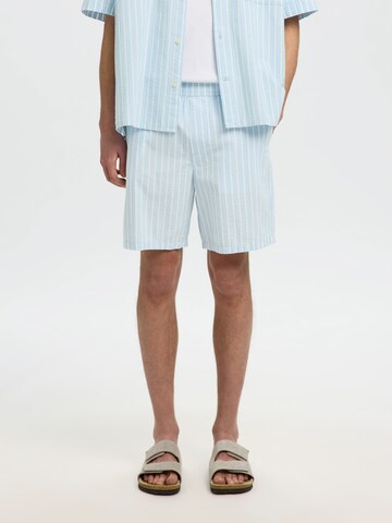 SELECTED Regular Housut 'SLHSTUART' värissä sininen: etupuoli