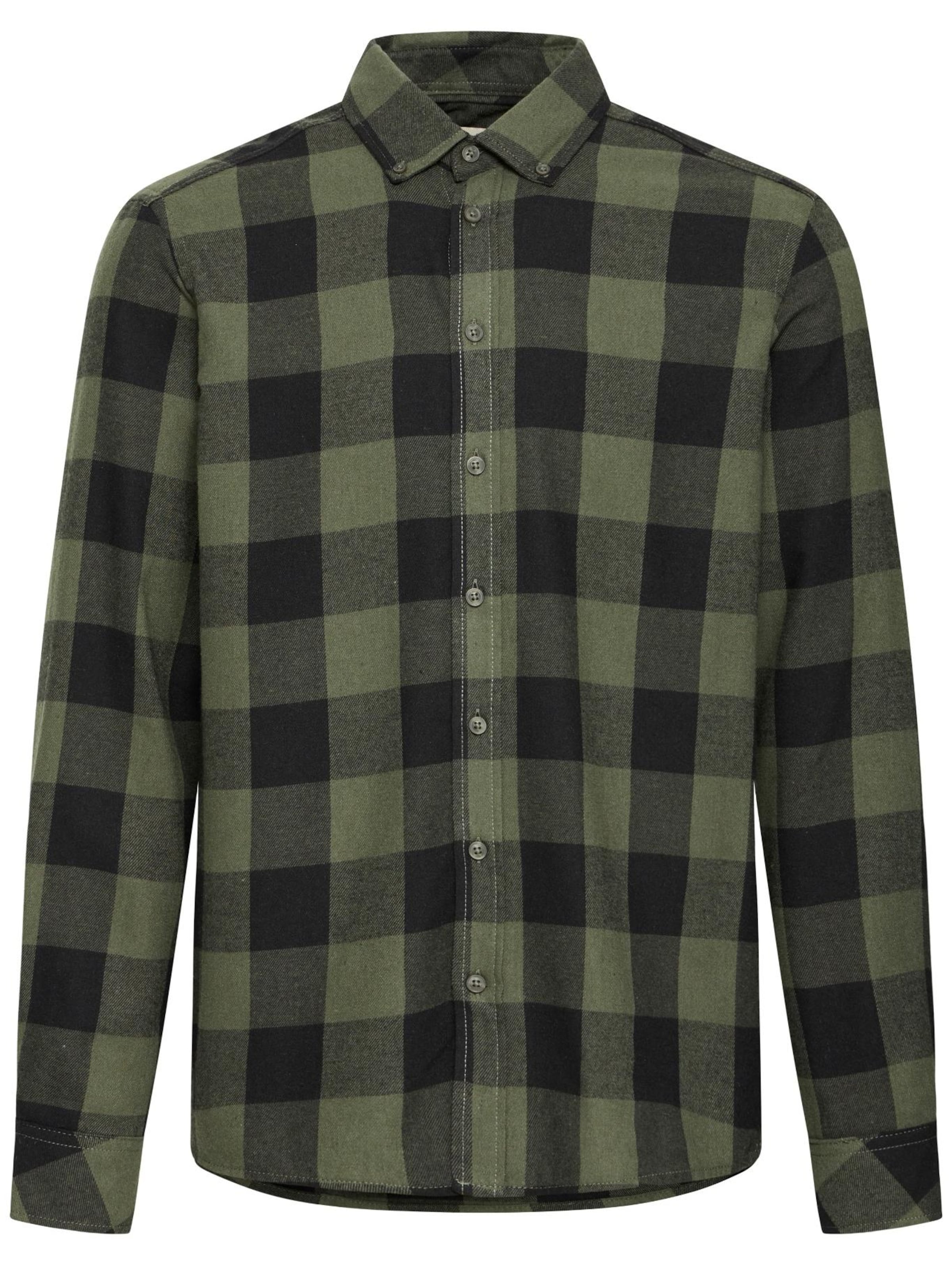 BLEND Flanellhemd ' BHBUSTER ' in Grün: Vorderseite