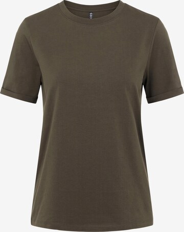PIECES Shirt 'Ria' in Brown: front