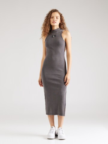 Calvin Klein Jeans Regular Dress in Grey: front