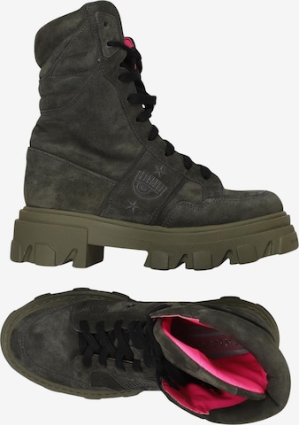 Chiara Ferragni Stiefelette 35 in Grün: Vorderseite