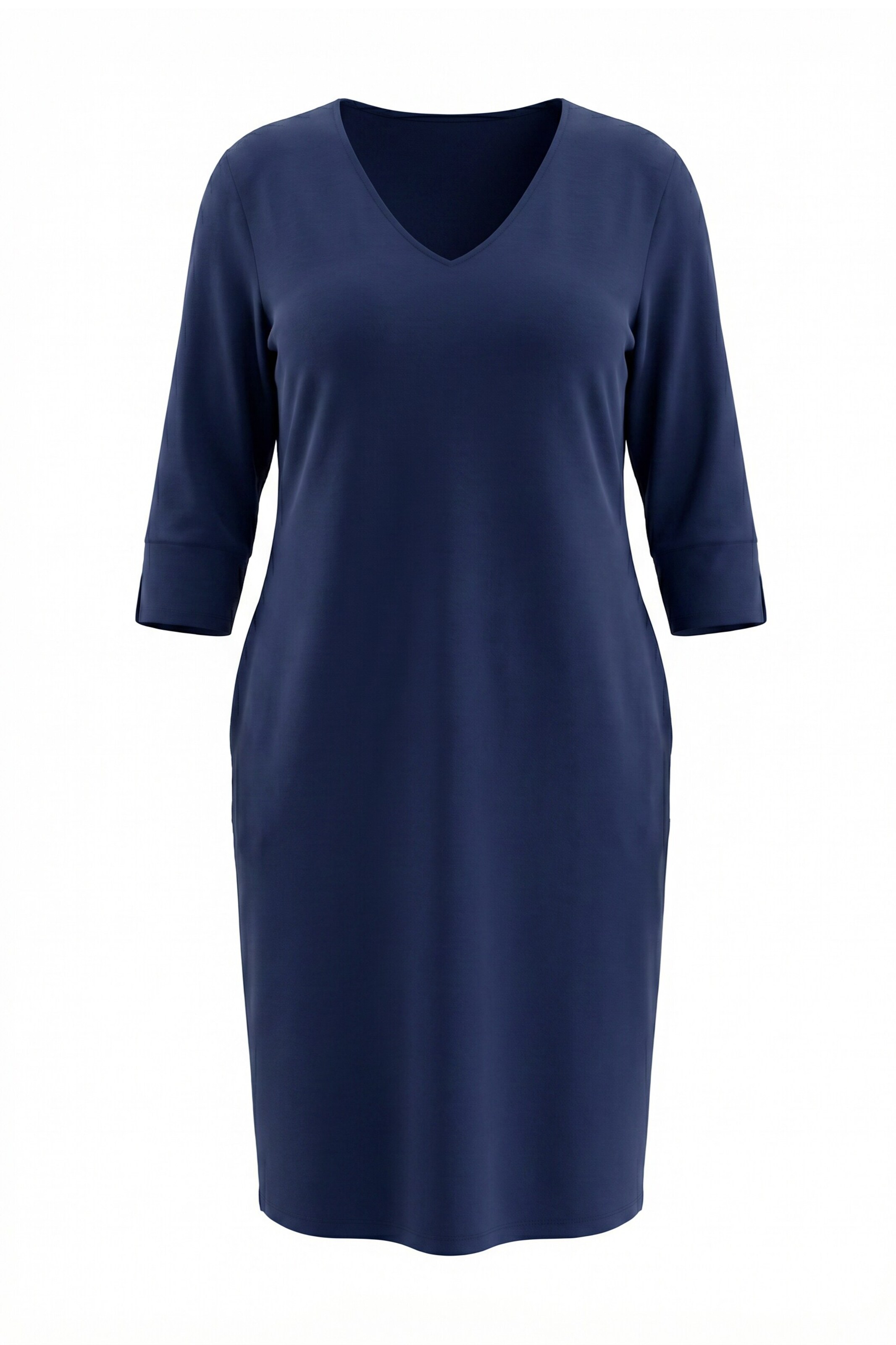 Ulla Popken Jurk in Blauw: voorkant