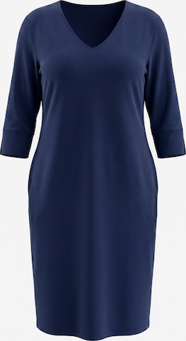 Ulla Popken Jurk in Blauw: voorkant