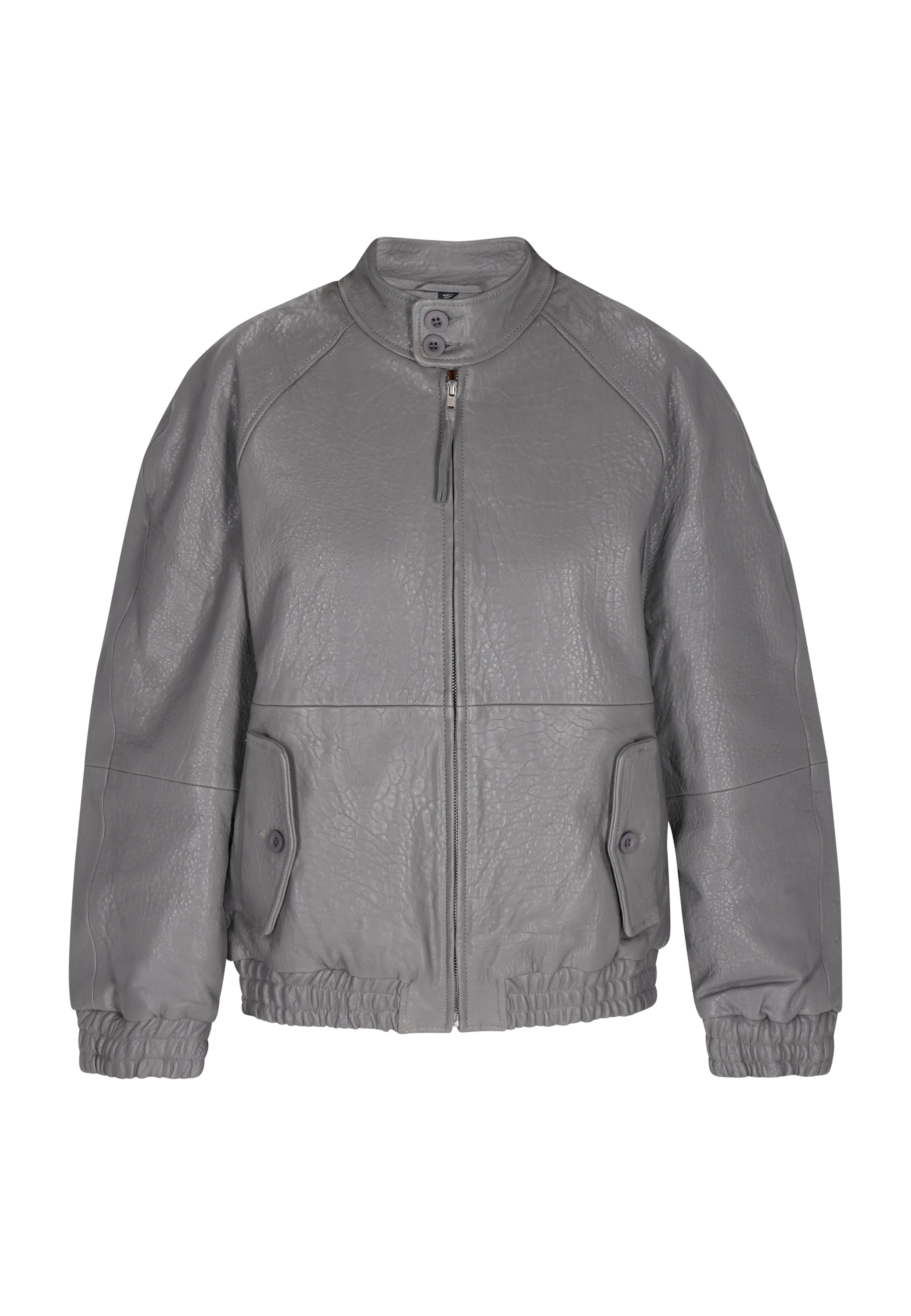 DreiMaster Vintage Φθινοπωρινό και ανοιξιάτικο μπουφάν σε γκρι: μπροστά