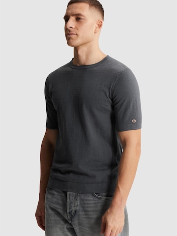 CAST IRON Shirt 'T-shirt in slub cotton' in Grijs