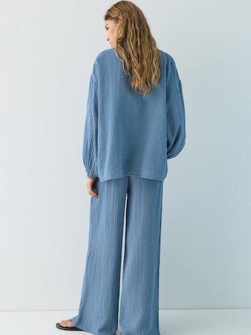 Chemisier Pull&Bear en bleu